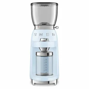 Smeg 50's Retro Style Coffee Grinder Pastel Blue CGF01PBAU by Smeg, a Small Kitchen Appliances for sale on Style Sourcebook