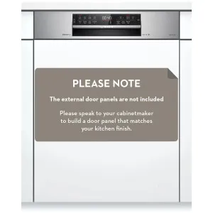 Bosch 60cm Series 6 Semi-Integrated Dishwasher SMI6HCS01A by Bosch, a Dishwashers for sale on Style Sourcebook