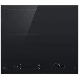 LG 60cm Series 7 Induction Cooktop 4 Cooking Zones including 1 Flexi BCI607T4BG by LG, a Cooktops for sale on Style Sourcebook