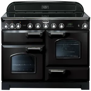Falcon 110cm Classic Deluxe Freestanding Induction Oven/Stove Black and Chrome CDL110EIBLCH by Falcon, a Cooktops for sale on Style Sourcebook