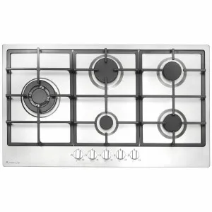Artusi 90cm Natural Gas Cooktop CAGH95X by Artusi, a Cooktops for sale on Style Sourcebook