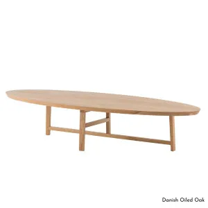 De La Espada Trio Oval Coffee Table in Walnut Timber 754OW by De La Espada, a Coffee Table for sale on Style Sourcebook