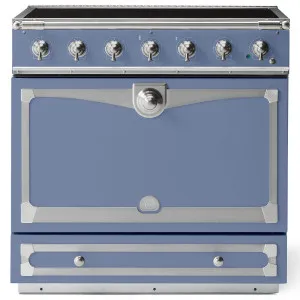 La Cornue Albertine 90cm Induction Freestanding Oven Paris Blue with Brushed Nickel ALB90EIPB-N by La Cornue, a Cooktops for sale on Style Sourcebook