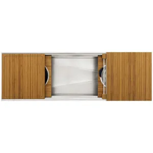 The Galley Ideal ThinTop Workstation 5S Natural Golden Bamboo IWS-5-S-TT-BA by The Galley, a Kitchen Sinks for sale on Style Sourcebook