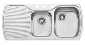 Oliveri Monet 1 & 3/4 Bowl Left Hand Drainer Sink MO7123TH by Oliveri, a Kitchen Sinks for sale on Style Sourcebook