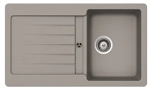 Abey Schock Typos Single Bowl Sink with Drainer TD100C by Abey, a Kitchen Sinks for sale on Style Sourcebook