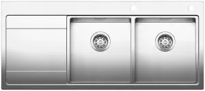 Blanco Double Bowl Left Hand Drainer Sink DIVON8SRK5 by Blanco, a Kitchen Sinks for sale on Style Sourcebook