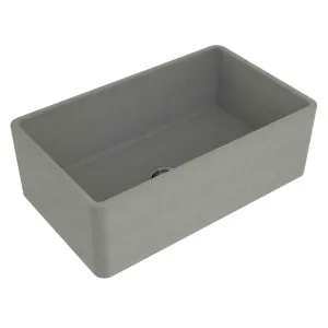 Turner Hastings Novi 75 x 46 Fire Fireclay Single Bowl Butler Sink Concrete NO754FS-CL by Turner Hastings, a Kitchen Sinks for sale on Style Sourcebook