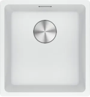 Franke Maris 370mm Single Bowl Flushmount Sink Polar White MRG210-37PW-B by Franke, a Kitchen Sinks for sale on Style Sourcebook