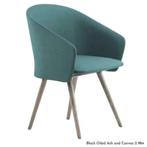 De La Espada Saia Dining Chair in Ash Timber - Upholstery Range A - 406AA by De La Espada, a Chairs for sale on Style Sourcebook