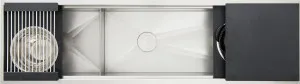 The Galley Ideal Workstation 6 Double Bowl Culinary Kit - Graphite Wood Composite IWS-6-D-GT by The Galley, a Kitchen Sinks for sale on Style Sourcebook