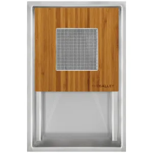 The Galley Ideal ThinTop HydroStation Natural Golden Bamboo IHS-1-V-TT-BA by The Galley, a Kitchen Sinks for sale on Style Sourcebook