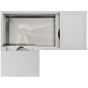 The Galley Ideal Corner Workstation 3X4C - Gray IWS-3X4-C-GR by The Galley, a Kitchen Sinks for sale on Style Sourcebook