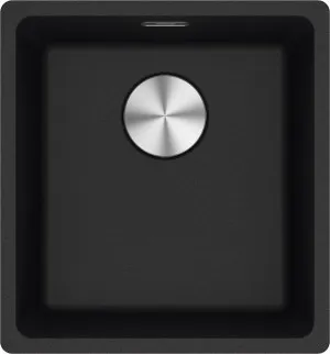 Franke Maris 370mm Single Bowl Flushmount Sink Onyx MRG210-37ON-B by Franke, a Kitchen Sinks for sale on Style Sourcebook