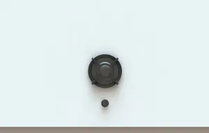 Pitt Akan 1 Small Burner Natural Gas Cooktop Black Brass AKAN1BTNG by Pitt, a Cooktops for sale on Style Sourcebook
