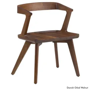 De La Espada Colombo Dining Armchair in Walnut Timber - 343W by De La Espada, a Chairs for sale on Style Sourcebook