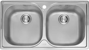 Franke Aurora Double Bowl Sink PFX620B by Franke, a Kitchen Sinks for sale on Style Sourcebook