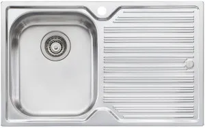 Oliveri Diaz Single Bowl Right Hand Drainer Topmount Sink DZ121 by Oliveri, a Kitchen Sinks for sale on Style Sourcebook