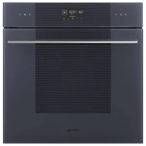 Smeg Linea 60cm Pyrolytic Oven - Neptune Grey SOPA6102TG by Smeg, a Ovens for sale on Style Sourcebook