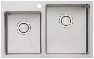Oliveri Apollo 1 and 3/4 Bowl Inset Sink AP1416 by Oliveri, a Kitchen Sinks for sale on Style Sourcebook