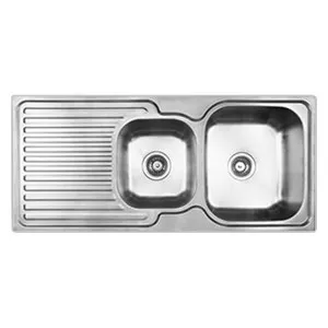Abey Entry 1 and 3/4 Bowl Left Hand Drainer Sink EN175R by Abey, a Kitchen Sinks for sale on Style Sourcebook