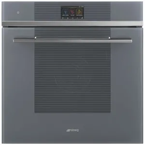 Smeg 60cm Linea Pyro Steam Oven - Silver SOPA6104S2PS by Smeg, a Ovens for sale on Style Sourcebook