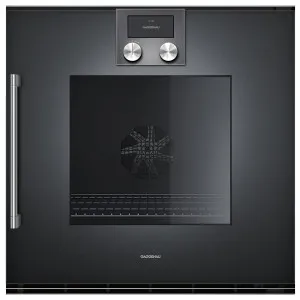 Gaggenau 60cm 200 Series Pyrolytic Built-In Oven Right Hinge - Anthracite BOP220102 by Gaggenau, a Ovens for sale on Style Sourcebook