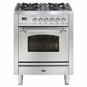 ILVE Nostalgie 70cm Freestanding Dual Fuel Oven/Stove P07DNE3SSC by Ilve, a Ovens for sale on Style Sourcebook