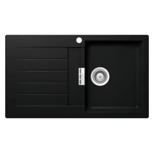 Abey Shock Signus Single Right Hand Bowl Sink with Drainer - Puro D100PR by Abey, a Kitchen Sinks for sale on Style Sourcebook