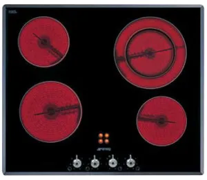 Smeg 60cm Classic Aesthetic Ceramic Cooktop SA661X2 by Smeg, a Cooktops for sale on Style Sourcebook