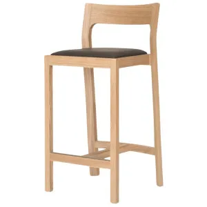 Case Furniture Profile Counter Stool - Oak and Brown MH213O by Case Furniture, a Chairs for sale on Style Sourcebook