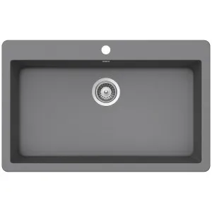 Abey Schock Virtus Large Bowl Sink Croma Grey VN-100XLCR by Abey, a Kitchen Sinks for sale on Style Sourcebook