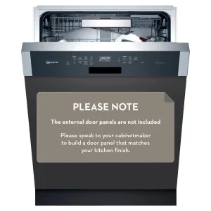 NEFF 60cm Semi-Integrated Dishwasher S247HDS01A by NEFF, a Dishwashers for sale on Style Sourcebook