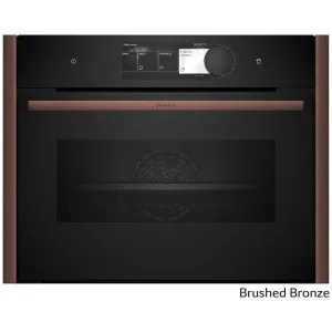 NEFF Flex Design 45cm Compact Oven with FullSteam Brushed Bronze C29FY5CY0-BB by NEFF, a Ovens for sale on Style Sourcebook