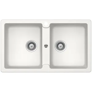 Abey Schock Typos Double Bowl Sink TN200W by Abey, a Kitchen Sinks for sale on Style Sourcebook