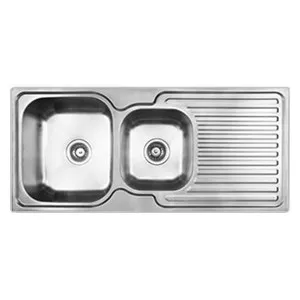Abey Entry 1 and 3/4 Bowl Right Hand Drainer Sink EN175L by Abey, a Kitchen Sinks for sale on Style Sourcebook