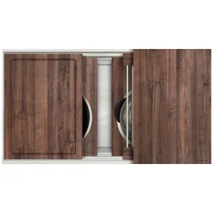The Galley Ideal ThinTop Workstation 3S American Black Walnut IWS-3-S-TT-WA by The Galley, a Kitchen Sinks for sale on Style Sourcebook