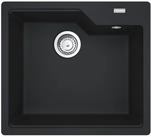 Franke Urban Fragranite 560mm Single Bowl Topmount Sink Onyx UBG610-56ONB by Franke, a Kitchen Sinks for sale on Style Sourcebook