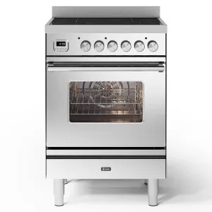ILVE 60cm Professional Plus Induction Freestanding Oven Stainless Steel PI064WE3SS by Ilve, a Ovens for sale on Style Sourcebook