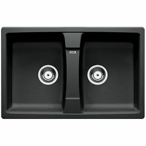 Blanco Double Bowl Sink with Drainer and Overflow LEXA8K5 by Blanco, a Kitchen Sinks for sale on Style Sourcebook