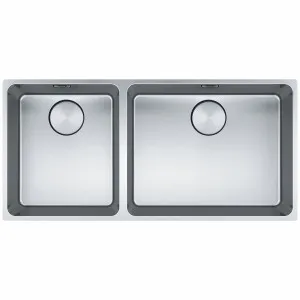 Franke Mythos 500/340mm and 1 and 1/2 Bowl Left 3 Way Installation Sink MYX220-5034BSBL by Franke, a Kitchen Sinks for sale on Style Sourcebook