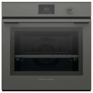 Fisher & Paykel Series 9 60cm Minimal Pyrolytic Built-in Oven Grey OB60SMPTDG1 by Fisher & Paykel, a Ovens for sale on Style Sourcebook