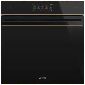 Smeg 60cm Dolce Stil Novo Speedwave Combi Microwave Black Glass Oven SOA6606WM2PNR by Smeg, a Ovens for sale on Style Sourcebook