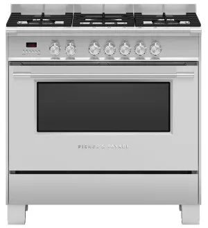 Fisher & Paykel Series 7 90cm Classic Freestanding Dual Fuel Cooker Stainless Steel OR90SCG2X1 by Fisher & Paykel, a Cooktops for sale on Style Sourcebook