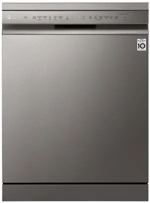 LG 14 Place QuadWash Dishwasher in Platinum Steel Finish XD5B14PS by LG, a Dishwashers for sale on Style Sourcebook