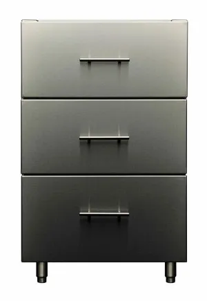 Kalamazoo 304 21" Signature Outdoor Base Cabinet K-3DRW-21-S4 by Kalamazoo, a Outdoor Heaters for sale on Style Sourcebook