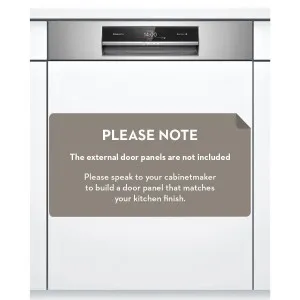 Bosch 60cm Series 8 Semi Integrated Tall Tub Dishwasher SBI8EDS01A by Bosch, a Dishwashers for sale on Style Sourcebook