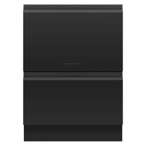 Fisher & Paykel Series 9 Contemporary Double DishDrawer Dishwasher Black DD60D4ZB9 by Fisher & Paykel, a Dishwashers for sale on Style Sourcebook