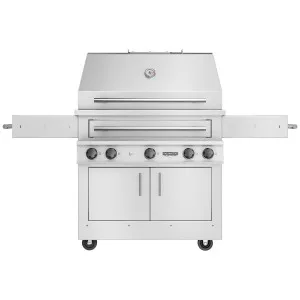 Kalamazoo Hybrid Fire K750 Freestanding Grill Marine-Grade Stainless Steel LPG K750HT22AULPCYLM6 by Kalamazoo, a BBQs for sale on Style Sourcebook