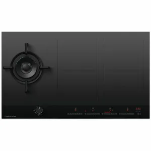 Fisher & Paykel Series 9 90cm LPG Gas Wok Burner and Induction Cooktop CGI905DLPTB4 by Fisher & Paykel, a Cooktops for sale on Style Sourcebook